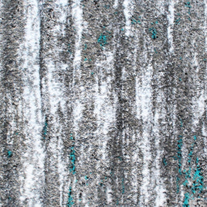 English Elm Marian Collection Distressed Modern Runner Rug for Entryways, Hallways, and Living Spaces Turquoise 2' x 7' OKR-RG1102-27-TQ-GG