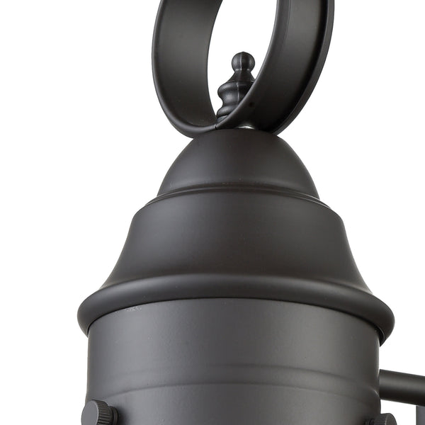 Atlas Onion Seeded Globe Outdoor Wall Sconce Oil Rubbed Bronze Cage Lantern Patio Light OL11197-BZ