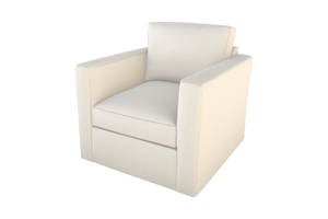 Moss Home Olive Chair - Ultimate Comfort With Modern Swivel Design For Versatile Home Décor Spaces Ivory 100% Olefin Oliv-cha-32-celivo