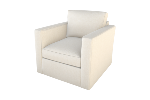 Moss Home Olive Chair - Ultimate Comfort With Modern Swivel Design For Versatile Home Décor Spaces Ivory 100% Olefin Oliv-cha-32-celivo