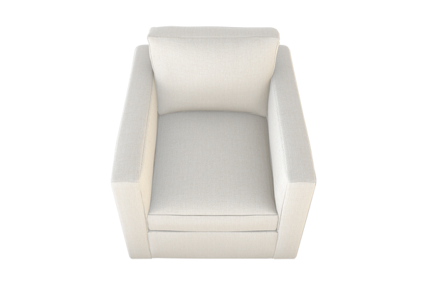 Moss Home Olive Chair - Ultimate Comfort With Modern Swivel Design For Versatile Home Décor Spaces Ivory 100% Olefin Oliv-cha-32-celivo