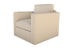 Moss Home Olive Chair - Stylish Swivel Design For Effortless Comfort And Versatile Living Room Décor Almond 100% Polyester Oliv-cha-32-covalm