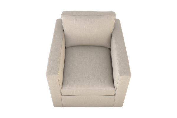 Moss Home Olive Chair - Stylish Swivel Design For Effortless Comfort And Versatile Living Room Décor Almond 100% Polyester Oliv-cha-32-covalm