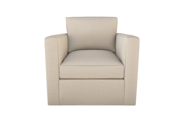 Moss Home Olive Chair - Stylish Swivel Design For Effortless Comfort And Versatile Living Room Décor Almond 100% Polyester Oliv-cha-32-covalm