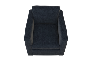 Moss Home Olive Chair - Stylish Swivel Design For Effortless Comfort And Versatile Living Room Décor Midnight 100% Polyester Oliv-cha-32-covmid