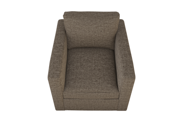 Moss Home Olive Chair - Stylish Swivel Design For Effortless Comfort And Versatile Living Room Décor Mushroom 100% Polyester Oliv-cha-32-covmus