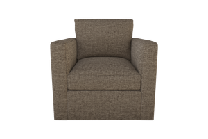 Moss Home Olive Chair - Stylish Swivel Design For Effortless Comfort And Versatile Living Room Décor Mushroom 100% Polyester Oliv-cha-32-covmus