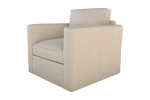 Moss Home Olive Chair - Stylish Swivel Design For Effortless Comfort And Versatile Living Room Décor Platinum 100% Polyester Oliv-cha-32-covpla