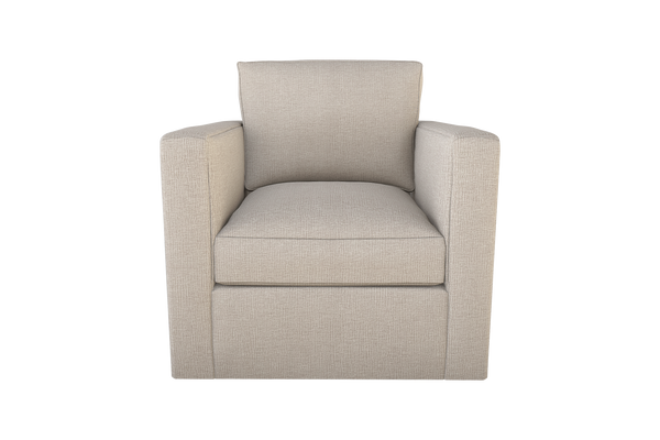 Moss Home Olive Chair - Stylish Swivel Design For Effortless Comfort And Versatile Living Room Décor Platinum 100% Polyester Oliv-cha-32-covpla