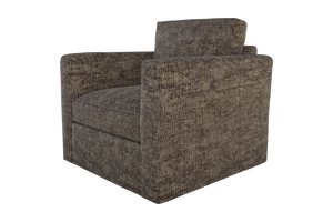 Moss Home Olive Chair - Stylish Swivel Design For Effortless Comfort And Versatile Living Room Décor Truffle 100% Polyester Oliv-cha-32-covtru