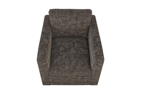Moss Home Olive Chair - Stylish Swivel Design For Effortless Comfort And Versatile Living Room Décor Truffle 100% Polyester Oliv-cha-32-covtru
