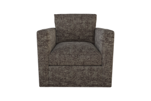 Moss Home Olive Chair - Stylish Swivel Design For Effortless Comfort And Versatile Living Room Décor Truffle 100% Polyester Oliv-cha-32-covtru