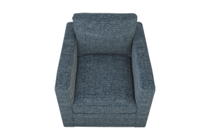 Moss Home Olive Chair - Stylish Swivel Comfort For Any Space, Perfectly Blending Versatility And Elegance Chambray 100% Polyester Oliv-cha-32-doucha