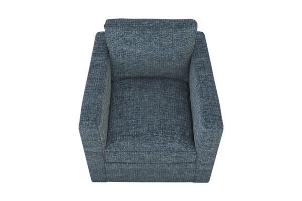 Moss Home Olive Chair - Stylish Swivel Comfort For Any Space, Perfectly Blending Versatility And Elegance Chambray 100% Polyester Oliv-cha-32-doucha
