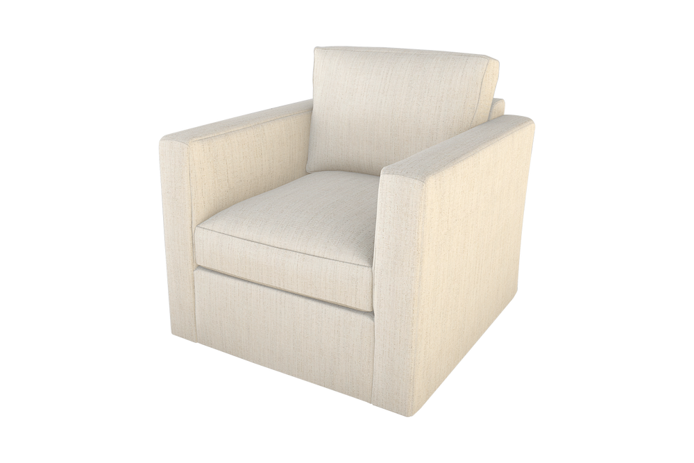 Moss Home Olive Chair - Stylish Swivel Comfort For Any Space, Perfectly Blending Versatility And Elegance Linen 100% Polyester Oliv-cha-32-doulin
