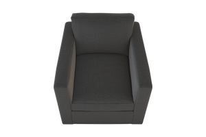 Moss Home Olive Chair - Stylish Swivel Design For Comfort And Versatility In Any Space - Perfect Addition! Anthracite 54% Polyester 36% Viscose 10% Linen Oliv-cha-32-offant