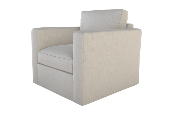 Moss Home Olive Chair - Stylish Swivel Design For Comfort And Versatility In Any Space - Perfect Addition! Ash 54% Polyester 36% Viscose 10% Linen Oliv-cha-32-offash