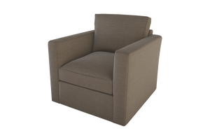Moss Home Olive Chair - Stylish Swivel Design For Comfort And Versatility In Any Space - Perfect Addition! Cafe 54% Polyester 36% Viscose 10% Linen Oliv-cha-32-offcaf