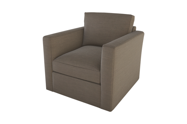 Moss Home Olive Chair - Stylish Swivel Design For Comfort And Versatility In Any Space - Perfect Addition! Cafe 54% Polyester 36% Viscose 10% Linen Oliv-cha-32-offcaf