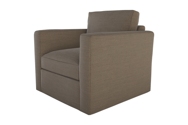 Moss Home Olive Chair - Stylish Swivel Design For Comfort And Versatility In Any Space - Perfect Addition! Cafe 54% Polyester 36% Viscose 10% Linen Oliv-cha-32-offcaf