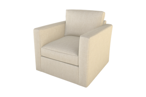 Moss Home Olive Chair - Stylish Swivel Design For Comfort And Versatility In Any Space - Perfect Addition! Natural 54% Polyester 36% Viscose 10% Linen Oliv-cha-32-offnat