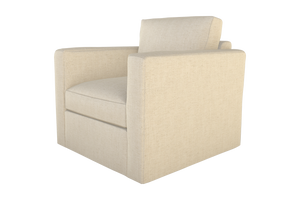 Moss Home Olive Chair - Stylish Swivel Design For Comfort And Versatility In Any Space - Perfect Addition! Natural 54% Polyester 36% Viscose 10% Linen Oliv-cha-32-offnat