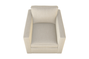 Moss Home Olive Chair - Stylish Swivel Design For Comfort And Versatility In Any Space - Perfect Addition! Natural 54% Polyester 36% Viscose 10% Linen Oliv-cha-32-offnat
