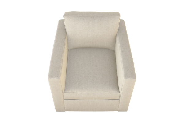 Moss Home Olive Chair - Stylish Swivel Design For Comfort And Versatility In Any Space - Perfect Addition! Natural 54% Polyester 36% Viscose 10% Linen Oliv-cha-32-offnat