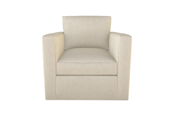 Moss Home Olive Chair - Stylish Swivel Design For Comfort And Versatility In Any Space - Perfect Addition! Natural 54% Polyester 36% Viscose 10% Linen Oliv-cha-32-offnat