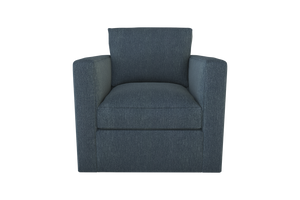 Moss Home Olive Chair - Effortless Comfort With A Versatile Swivel Design Perfect For Any Space In Your Home Denim 100% Polyester Oliv-cha-32-shoden
