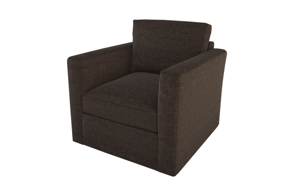 Moss Home Olive Chair - Effortless Comfort With A Versatile Swivel Design Perfect For Any Space In Your Home Espresso 100% Polyester Oliv-cha-32-shoesp