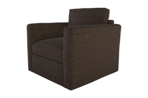Moss Home Olive Chair - Effortless Comfort With A Versatile Swivel Design Perfect For Any Space In Your Home Espresso 100% Polyester Oliv-cha-32-shoesp