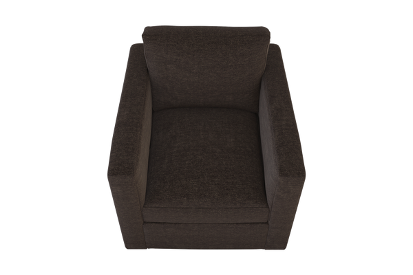 Moss Home Olive Chair - Effortless Comfort With A Versatile Swivel Design Perfect For Any Space In Your Home Espresso 100% Polyester Oliv-cha-32-shoesp