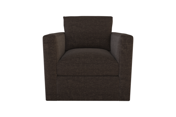Moss Home Olive Chair - Effortless Comfort With A Versatile Swivel Design Perfect For Any Space In Your Home Espresso 100% Polyester Oliv-cha-32-shoesp