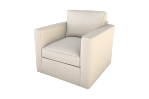 Moss Home Olive Chair - Ultimate Swivel Comfort For Any Space, Perfect For Modern Living Rooms And Offices Ivory 100% Polyester Oliv-cha-32-stuivo