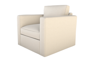 Moss Home Olive Chair - Ultimate Swivel Comfort For Any Space, Perfect For Modern Living Rooms And Offices Ivory 100% Polyester Oliv-cha-32-stuivo