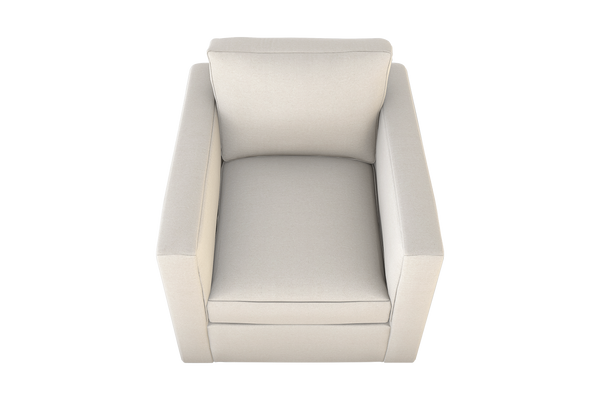 Moss Home Olive Chair - Ultimate Swivel Comfort For Any Space, Perfect For Modern Living Rooms And Offices Ivory 100% Polyester Oliv-cha-32-stuivo