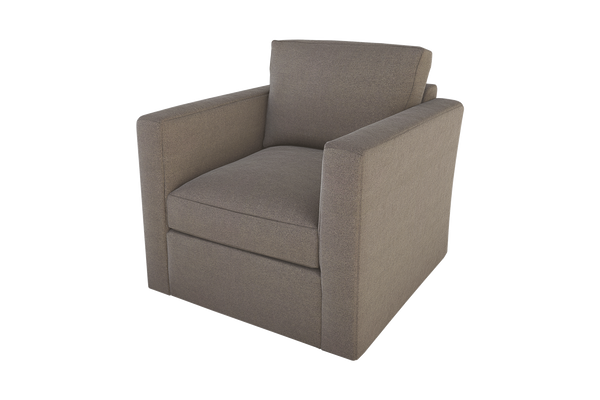 Moss Home Olive Chair - Ultimate Swivel Comfort For Any Space, Perfect For Modern Living Rooms And Offices Mushroom 100% Polyester Oliv-cha-32-stumus