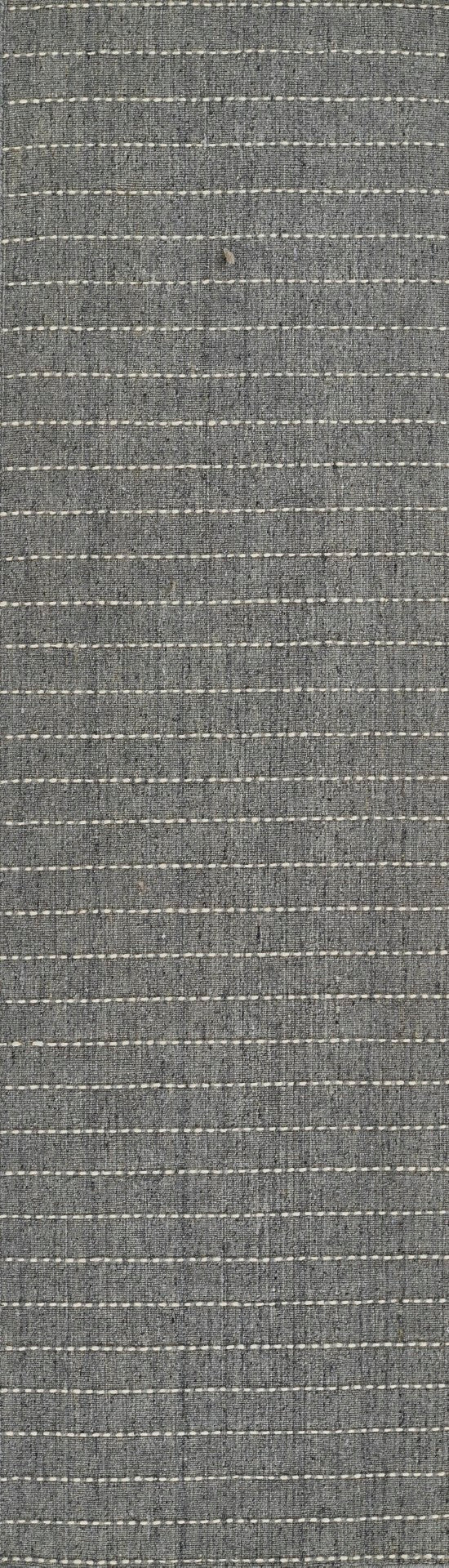 Momeni Oliver OLI-1 Hand Loomed Contemporary Striped Indoor Rug Blue 9' x 12'