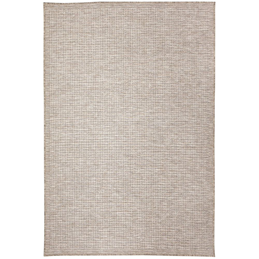 Trans Ocean Liora Manne Orly Textured Indoor/Outdoor Area Rug - Rustic Basketweave Design For Any Space Natural Polypropylene Oly57648012