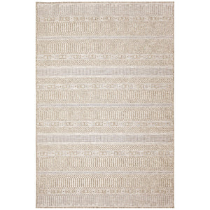 Trans Ocean Liora Manne Orly Stripe Indoor/Outdoor Area Rug - Rustic Transitional Design For Any Space Natural Polypropylene Oly45648112