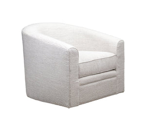 Olivia + Quinn Elizabeth Swivel Chair 6145_DELRAY Del Ray Pearl w/ Never Fear Protection