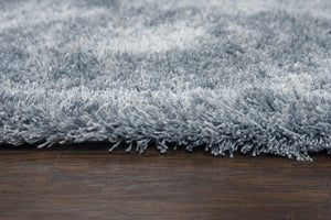 Alora Decor Oregon Plush Hand-Tufted Blue Shag Rug With 1.7" Pile, Super-Soft Polyester, Durable Edges, Cozy Style 5' x 7'6" OREOR100100090576