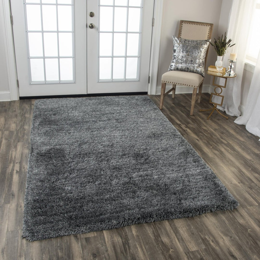 Alora Decor Oregon Hand-Tufted Gray Shag Rug | Ultra-Soft Two-Ply Polyester, 1.7" Pile, Durable Serged Edges 8'6" x 11'6" OREOR100200338611