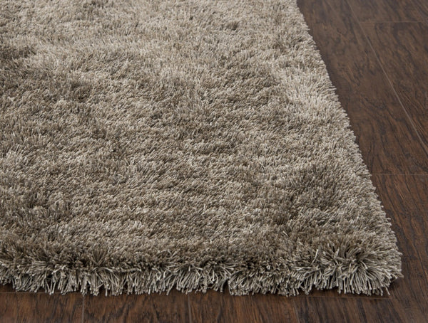 Alora Decor Oregon Plush Beige Hand-Tufted Shag Rug — Ultra-Soft 1.7" Pile, Durable Polyester, Artisanal Finish 5' x 7'6" OREOR100300040576