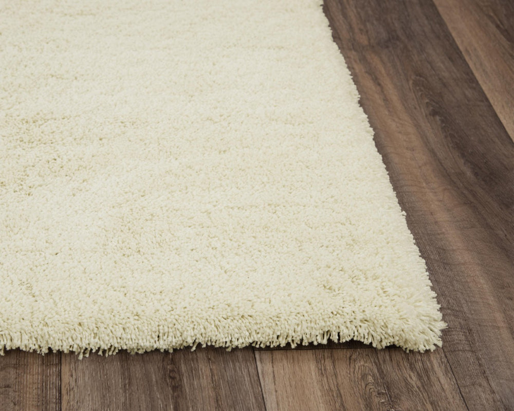 Alora Decor Oregon Ivory Hand-Tufted Shag Rug — Ultra-Dense 100% Polyester Pile, Plush, Stain-Resistant Comfort 8'6" x 11'6" OREOR100400378611