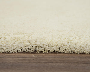 Alora Decor Oregon Ivory Hand-Tufted Shag Rug — Ultra-Dense 100% Polyester Pile, Plush, Stain-Resistant Comfort 8'6" x 11'6" OREOR100400378611