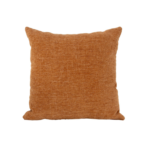 Zeugma Rich Orange Pillow – Ultra Soft Textured Cotton Cushion, Perfect For Home Decor, 20"X20" Size Orange Ultra Soft Fabric Cotton,High Quality Fiberfill Filler Orange Pillow