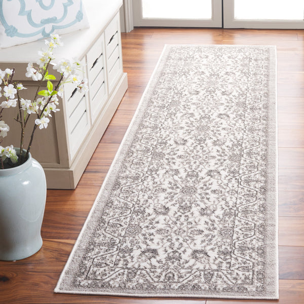 Safavieh Orchard Exquisite Contemporary Area Rug – Premium Turkish Craftsmanship In Elegant Ivory & Silver Ivory ,Silver Polyester Orc216a-5