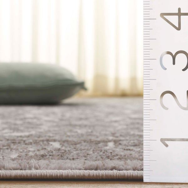 Safavieh Orchard Exquisite Contemporary Area Rug – Premium Turkish Craftsmanship In Elegant Ivory & Silver Ivory ,Silver Polyester Orc216a-5